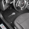 C7 Corvette Stingray Floor Mats - Lloyd Mats Jet/Black with C7 Stingray Logo & Stingray Script 