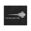 C7 Corvette Stingray Floor Mats - Lloyd Mats Jet/Black with C7 Stingray Logo & Corvette Script
