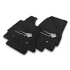 C7 Corvette Stingray Floor Mats - Lloyd Mats Jet/Black with C7 Stingray Logo & Corvette Script