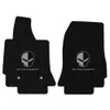 C7 Corvette Floor Mats - Lloyd Mats Jet/Black with Jake Skull Logo & Stingray Script 