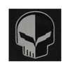 C7 Corvette Floor Mats - Lloyd Mats Jet/Black with Jake Skull Logo