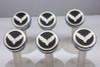 2014-2016 Corvette Stingray Z06/C7/Z51 Fluid Cap Cover 6Pc Set With Corvette Flag Emblem
