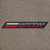 2 "C7 LLYODS ULTIMAT FRONT GRANDSPORT SINGLE LOGO GREY FLOOR MATS"