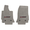 2 "C7 LLYODS ULTIMAT FRONT GRANDSPORT SINGLE LOGO GREY FLOOR MATS"