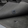 2 "C7 LLYODS ULTIMAT FRONT GRANDSPORT SINGLE LOGO GREY FLOOR MATS"