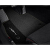 C8 Premium Floor Mats in Jet Black with Natural Tan Stitching