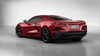 C8 20x11-Inch Aluminum 5-Trident Spoke Rear Wheel in Black