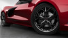 C8 20x11-Inch Aluminum 5-Trident Spoke Rear Wheel in Black