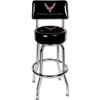 NEXT GENERATION C8 CORVETTE COUNTER STOOL WITH BACK