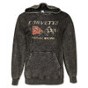 Vintage Corvette Racing Stone Washed Hoodie