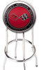 CORVETTE CROSSFLAGS COUNTER STOOL (DROP SHIP)