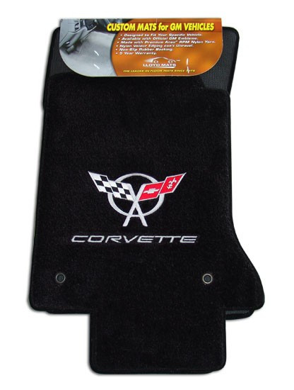 Lloyd Mats C5 Corvette Floor Mats with Logo & Lettering