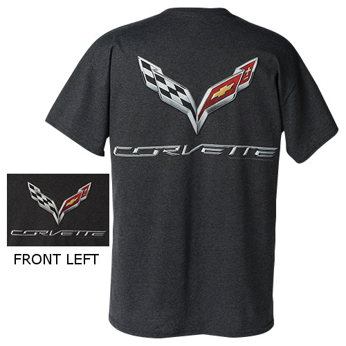 C7 CORVETTE LOGO FLAG T-SHIRT
