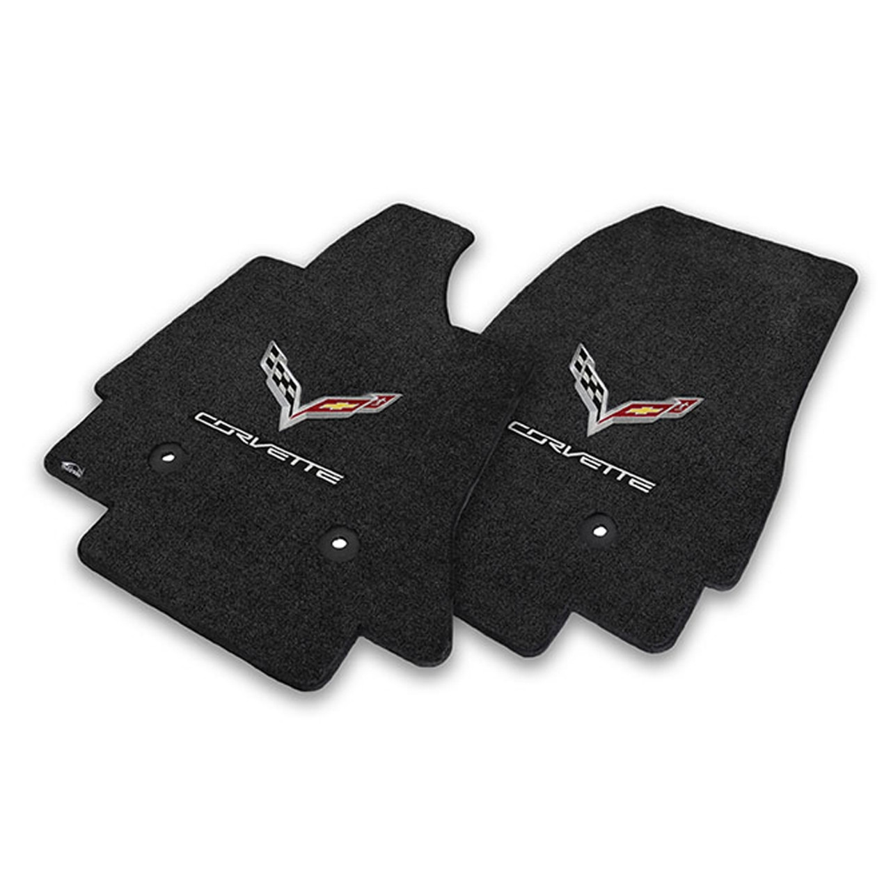 Interior Accessories Corvette C3 Cross Flags Black Baseball