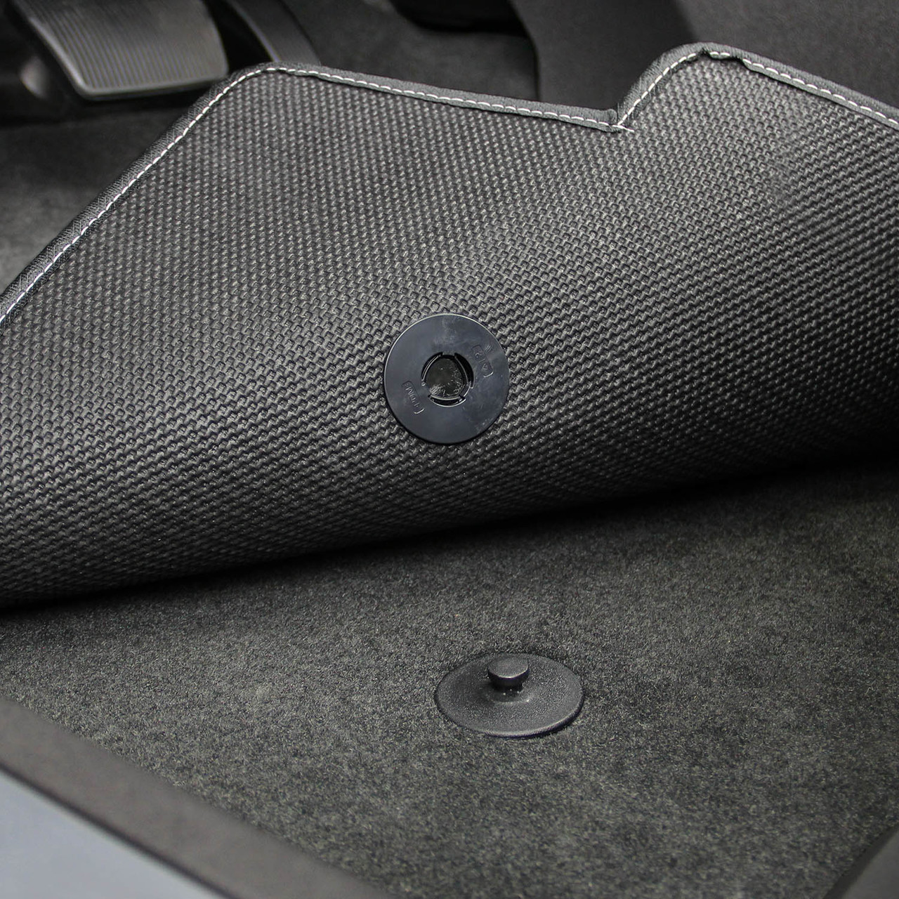 C7 LLYODS ULTIMAT GRAND SPORT DOUBLE LOGO GREY FLOOR MATS