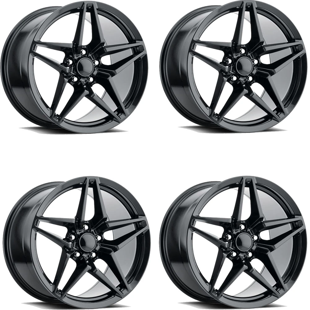 C7 CORVETTE ZR1 STYLE CARBON FLASH WHEELS