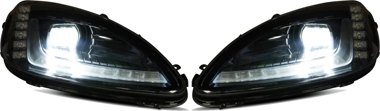 Morimoto XB LED C7 Style Headlights For C6 Models INSTALLED