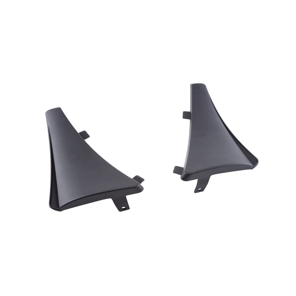 C8 Front Splash Guards in Black