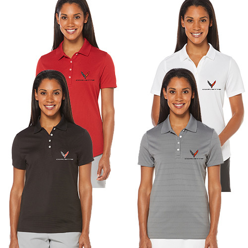 NEXT GENERATION C8 CORVETTE LADIES CALLAWAY DRYCORE POLO