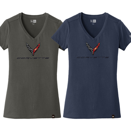 NEXT GENERATION C8 CORVETTE LADIES V-NECK TEE