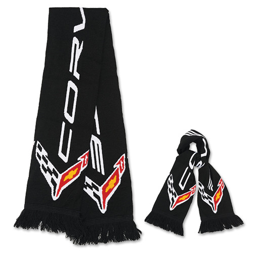 C8 Corvette Knitted Scarf