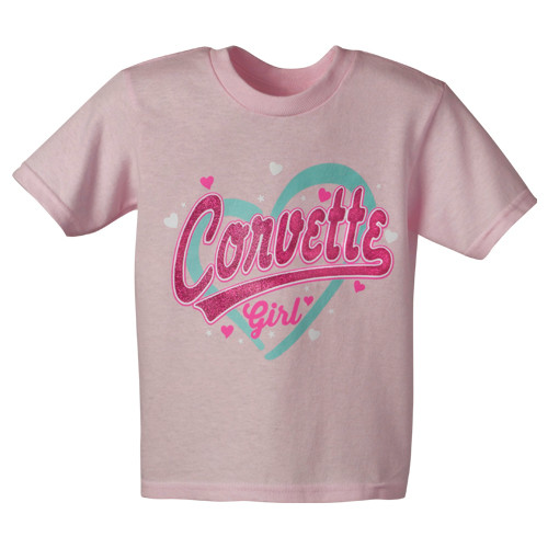CORVETTE GIRL YOUNG LOVE TODDLER TEE