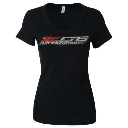 LADIES RHINESTONE Z06 TEE