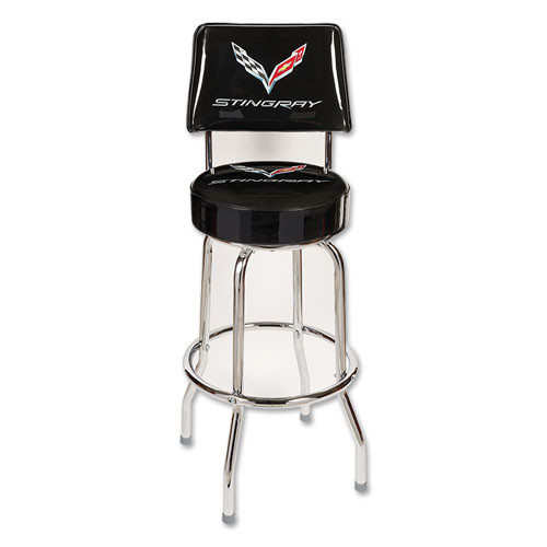 STINGRAY COUNTER STOOL WITH BACK (DROP SHIP)