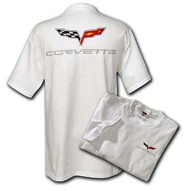 C6 CORVETTE SCREENPRINT TEE-WHITE