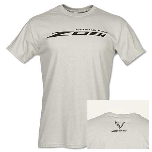2023 C8 CORVETTE Z06 SILVER T-SHIRT