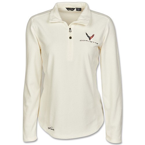 Ladies’ C8 Corvette Microfleece ½ Zip Pullover