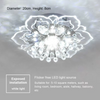 LED Ceiling Light Crystal Flower Chandelier