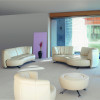 Italian Leather Sofa Infinite 360 ​​Degree Rotation