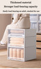 Wardrobe Storage Box Drawer Style Stackable Container With Lid