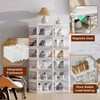 Clear Foldable Shoe Rack