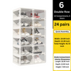 Clear Foldable Shoe Rack