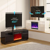 Fireplace TV Stand with Led Lights and Power Outlets