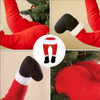 Eclectic Santa Claus Legs Christmas Tree Topper