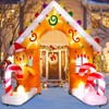 9 FT Tall Christmas Inflatable Archway Outdoor