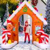 9 FT Tall Christmas Inflatable Archway Outdoor