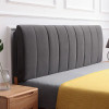 Modern Simplicity Soft Velvet Headboard Wall-mounted Self-adhesive Hard Sponge