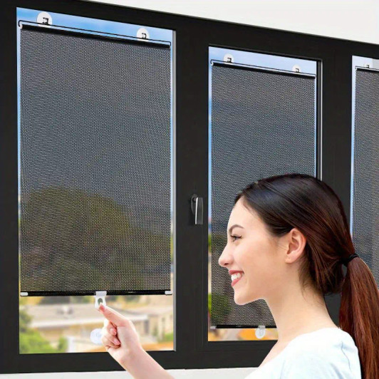 Universal Roller Blinds Suction Cup Sunshade Universal Roller Blinds Suction Cup Sunshade