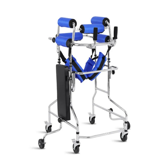Rehabilitation Adult 8-wheel Walker Walking Aid Standing Training Anti-overturning Rehabilitation Adult 8-wheel Walker Walking Aid Standing Training Anti-overturning
