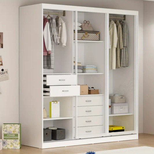 Extra Large Armoire Wardrobe Closet With 2 Sliding Glass Doors Extra Large Armoire Wardrobe Closet With 2 Sliding Glass Doors