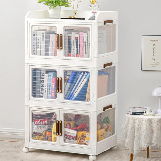 Stackable Storage Bins with Lids
