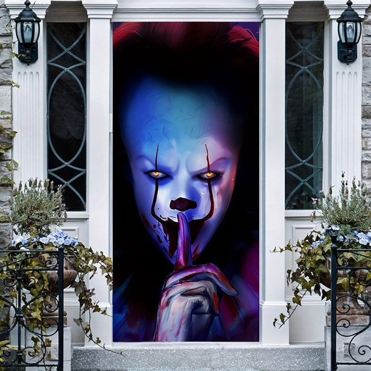 Halloween Banner Decoration Supplies Trick or Treat Creepy Scary Terror Background Decor