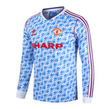 Manchester United 90/92 Men's Away Retro Long Sleeve Shirt