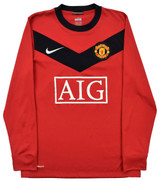 Manchester United 09/10 Men's Home Retro Long Sleeve Shirt