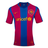 Barcelona 07/08 Men's Home Retro Shirt