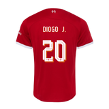 DIOGO J. #20 Liverpool 23/24 Authentic Men's Home Shirt - LFC Font